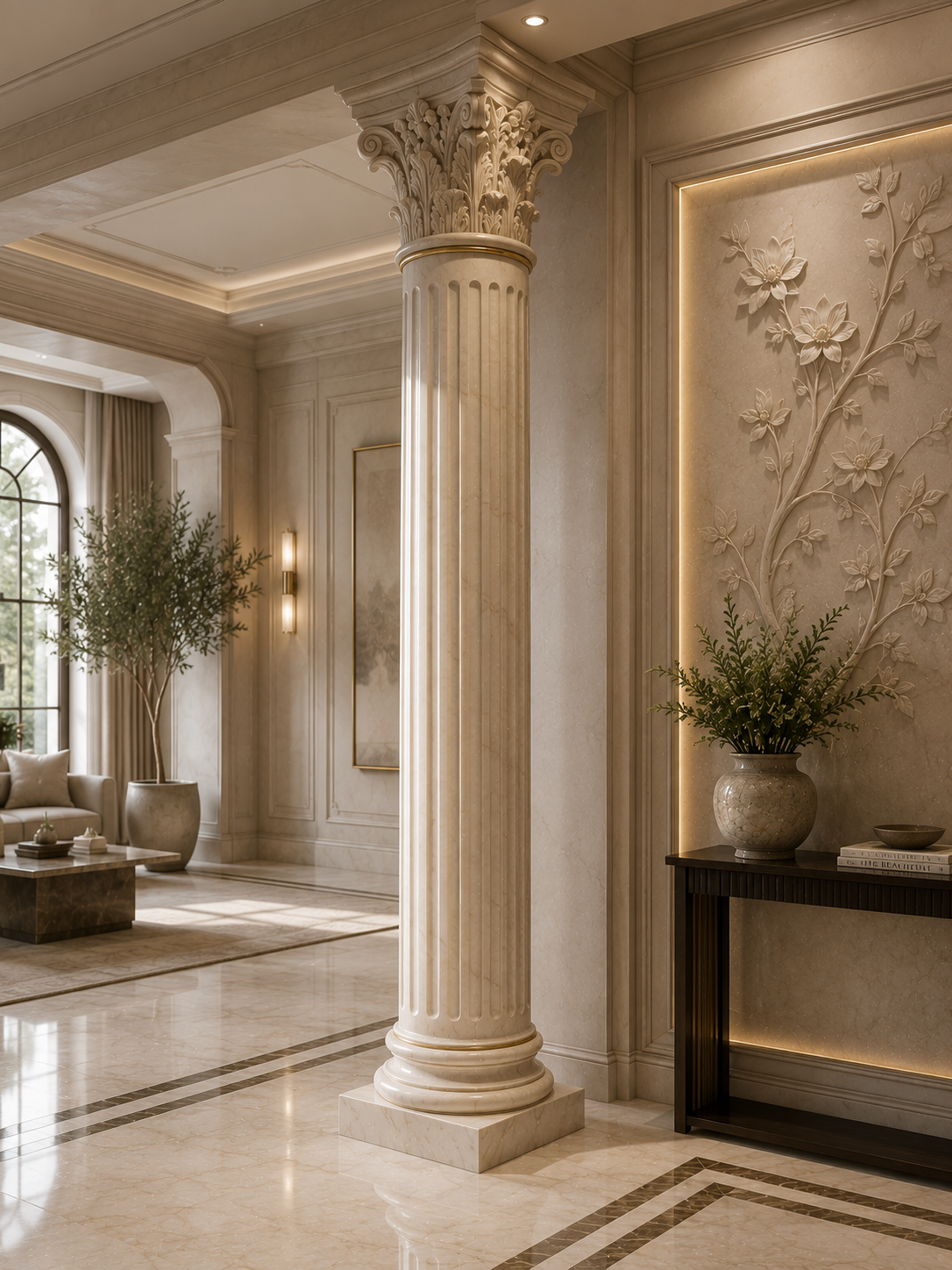 Luxury Marble Pillars